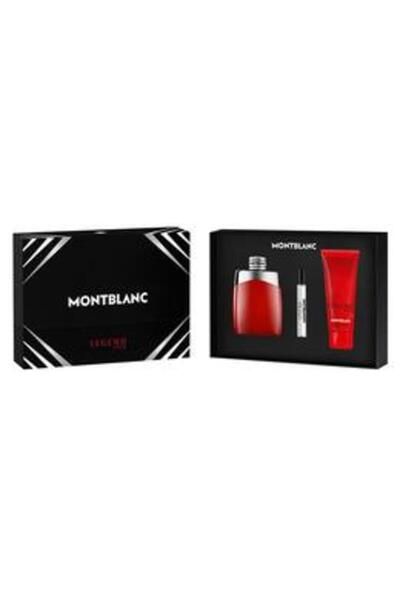 Mont Blanc Set Legend Red: Apa de Parfum, 100 ml + Gel de Dus, 100 ml + Apa d...
