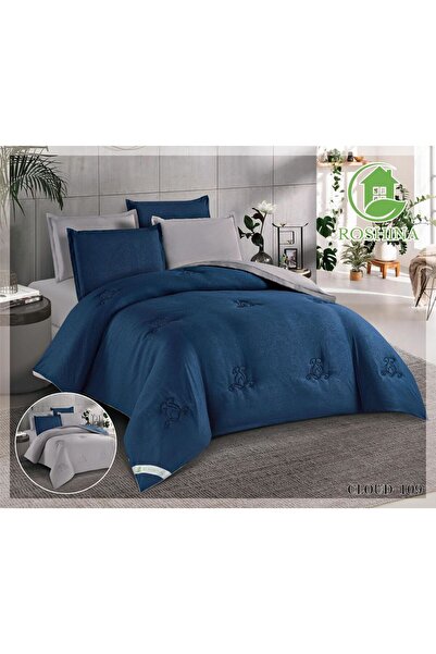 ROSHNA Summer Quilt --Nefren -Embroidered- 6 Pieces Microfiber 250*230