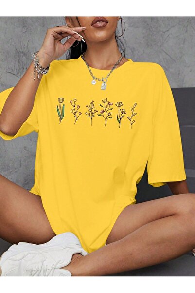 valeriae Tricou cu mânecă scurtă, croială lejeră, premium, cu imprimeu special