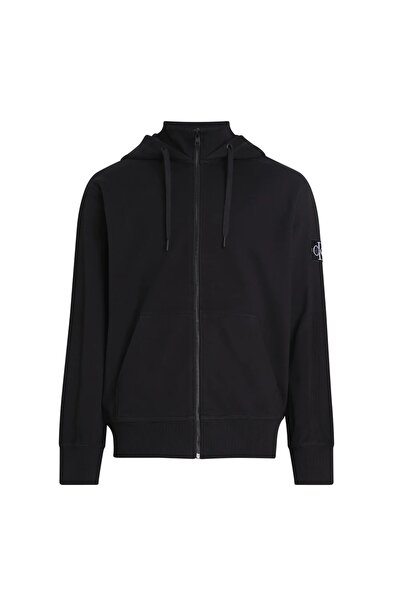 Calvin Klein Hanorac supradimensionat cu fermoar pentru bărbați XXL