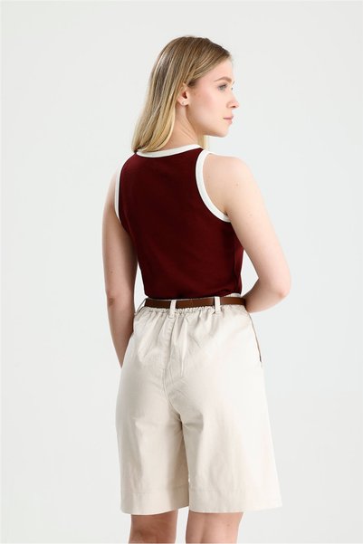 ROSE ARYA Stone Bermuda Shorts