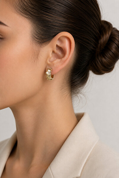 Jack Ferrero Zircon Stone Women's Steel Earrings