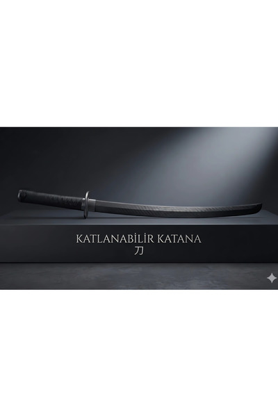 Generic 3D Katlanabilir Samurai Kılıcı - Çocuklar İçin Güvenli Oyuncak Katana