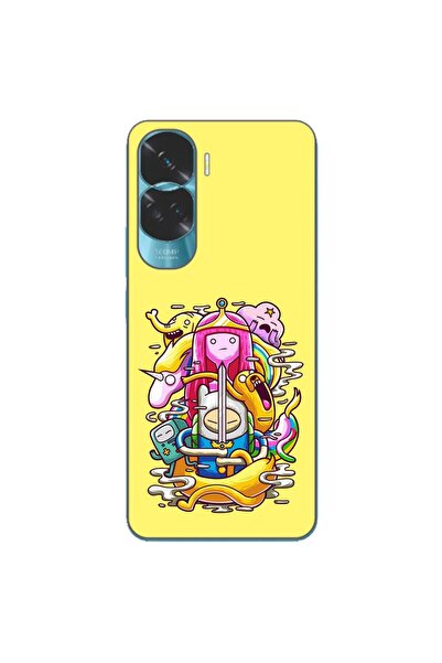 OEM Husa compatibila cu Honor 90 Lite 5G Silicon Gel Tpu Model Adventure Time...