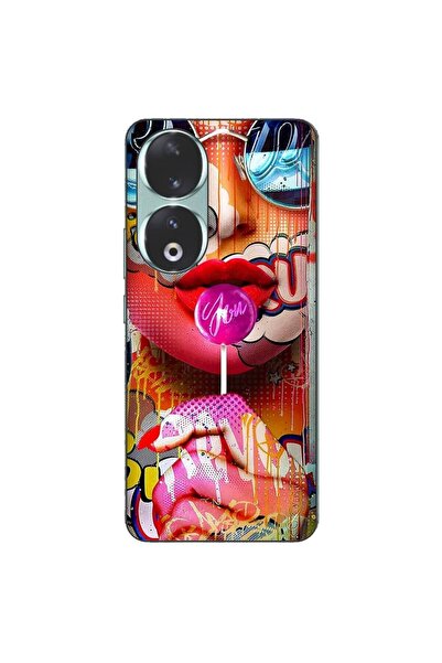 OEM Husa compatibila cu Honor 90 5G Silicon Gel Tpu Model Pop Art Lolipop