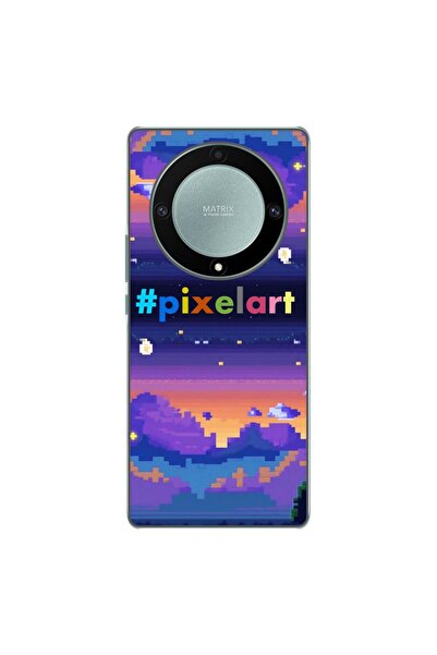 OEM Husa compatibila cu Honor Magic 5 Lite Silicon Gel Tpu Model Pixel Art Pe...
