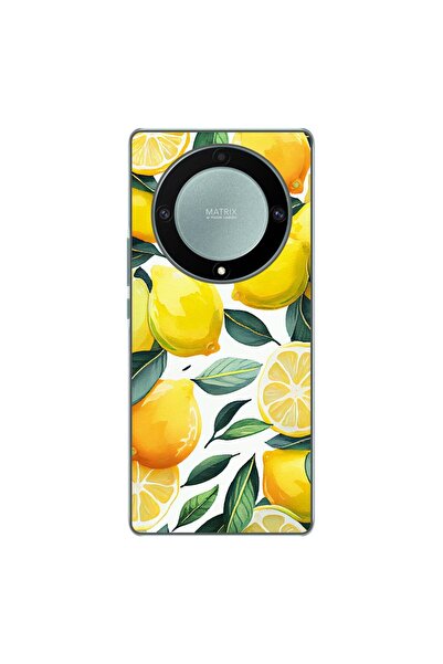 OEM Θήκη συμβατή με Honor Magic 5 Lite, από σιλικόνη gel TPU, με σχέδιο λεμόνια.