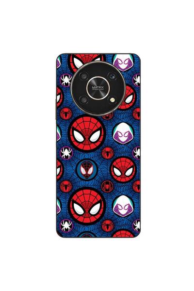 OEM Case compatible with Honor X30 Silicone Gel Tpu Spiderman Face Pattern