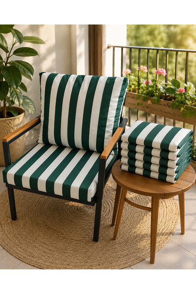 Rattano Garden Bahçe & Balkon Mobilyası Minder Kılıfı 60*55 Ölçüsünde 8 Adet ...