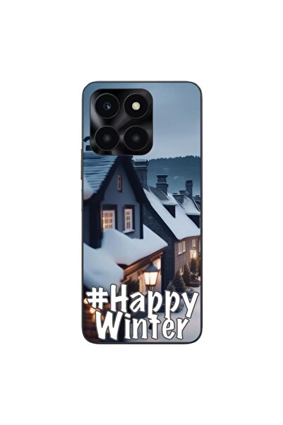 OEM Husa compatibila cu Honor X6a Silicon Gel Tpu Model Happy Winter