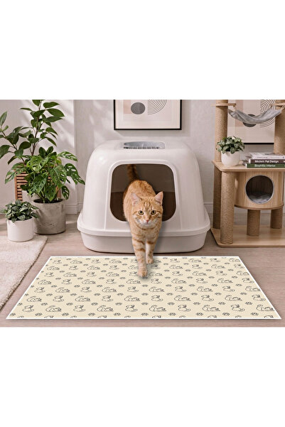 Harika bir ev KEDİ VE KÖPEK TUVALETİ KUMU PASPASI 40X50 CM HAYVAN MATI KOLAY ...