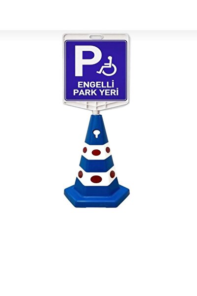 PARLATRAFİK Engelli Park Yeri Ağırlıklı Koni Set Trafik Duba