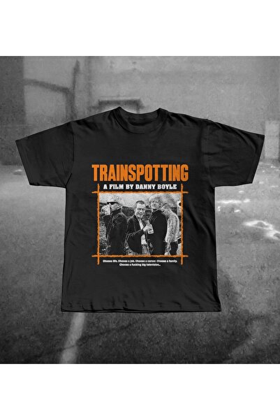 Grafftee Clothing Trainspotting majica sa printom, unisex, velika veličina