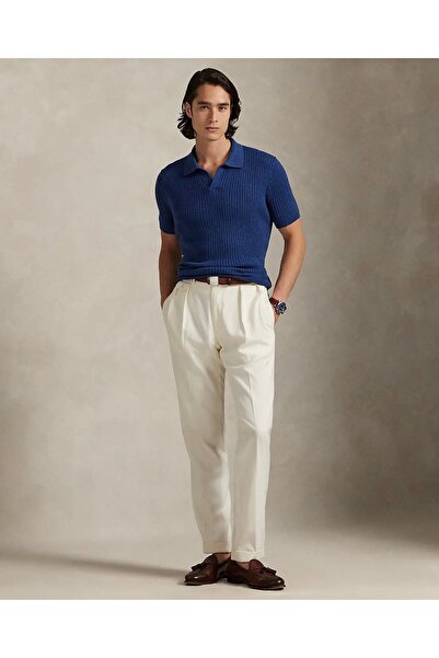 Ralph Lauren Black Label Fitilli Pamuklu Johnny Yakalı Polo Tişört 100082625