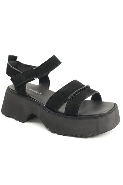 Anna Viotti Sandale dama piele naturala D113 OWS003 1BLACK-BLACK-37