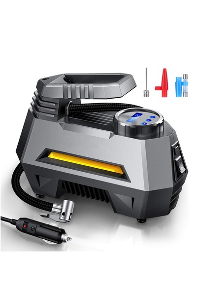 COOLHAWK Portable Air Compressor Tire Inflator, Car Tire Pump with Digital Pr...