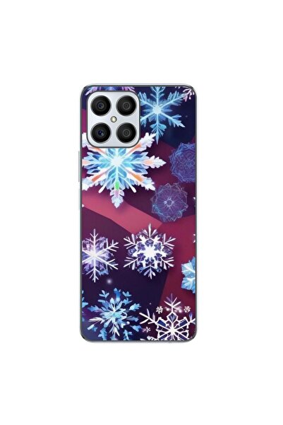 OEM Husa compatibila cu Honor X8 Silicon Gel Tpu Model Fulgi de Gheata