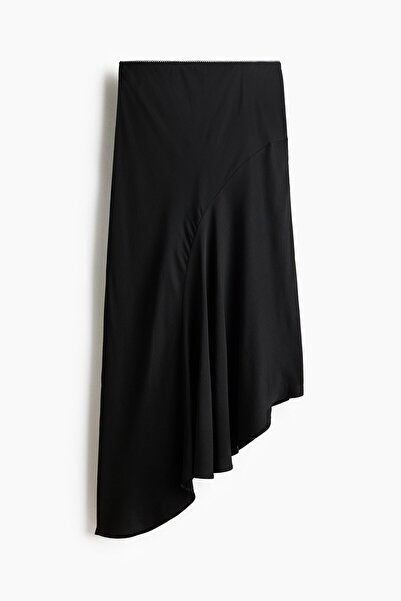 H&M Asimetrik Saten Etek