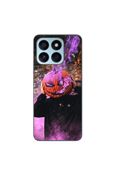 OEM Husa compatibila cu Honor X8b Silicon Gel Tpu Model Halloween Cap Dovleac...