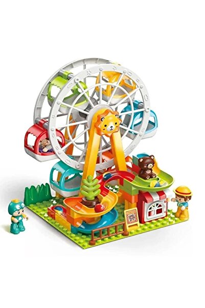 dude Lunapark Dönme Dolap Büyük Blok Seti 81 Parça - Kendi Eğlence Dünyanı İn...