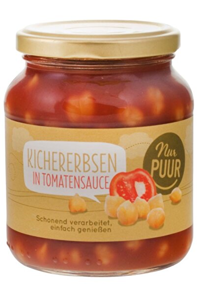 Nur Puur Naut bio in sos de rosii, 350g