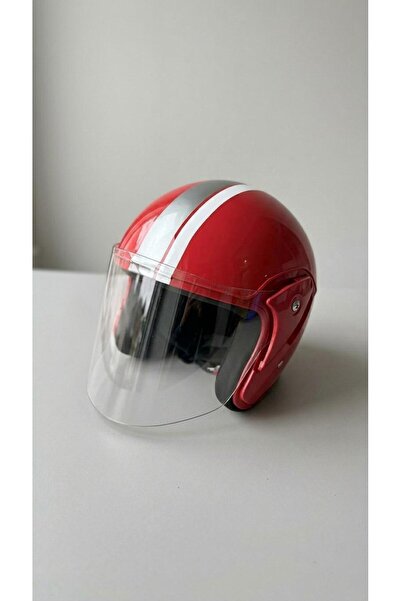 diğer0101 Motosiklet Yarım Kask Kırılmaz Özellikli