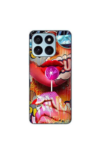 OEM Husa compatibila cu Honor X8b Silicon Gel Tpu Model Pop Art Lolipop
