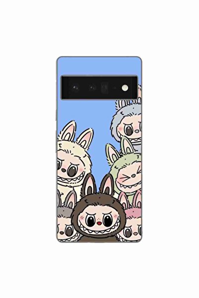 OEM Husa compatibila cu Google Pixel 6 Pro Silicon Gel Tpu Model Labubu Patte...