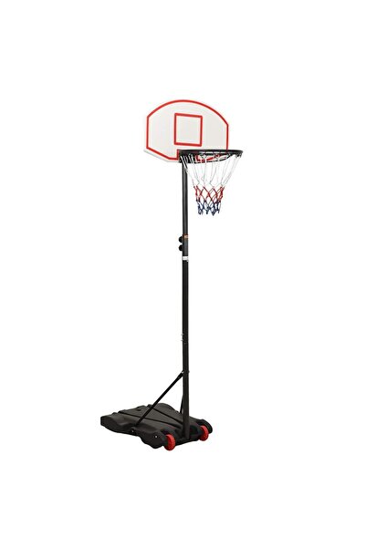 vidaxl Suport cu coș de baschet, alb, 216-250 cm, polietilenă