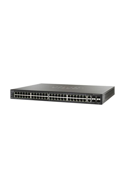 Cisco SF500-48P-K9-G5 |   Comutator |   48x 100Mb/s PoE, 2x Combo (RJ45/SFP) ...
