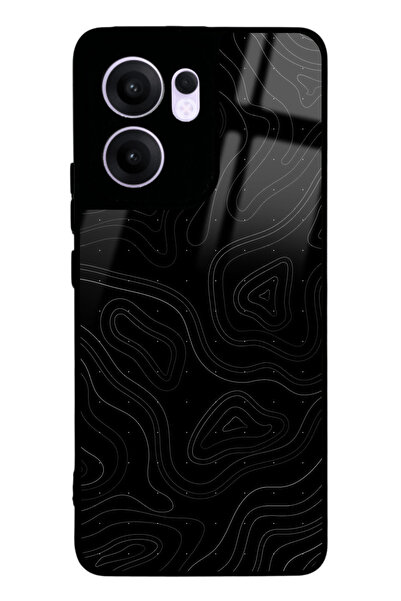 Spoyi Oppo Reno 13F Topo-Point Tasarımlı Glossy Telefon Kılıfı
