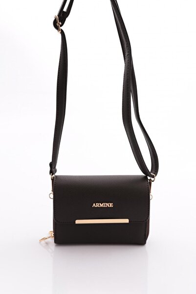 Armine Stylish Modern Lace-Up Women's Shoulder Bag Brown Convenient Bag