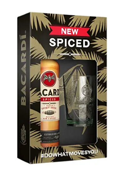 Bacardi Rom Spiced 0.7L + pahar