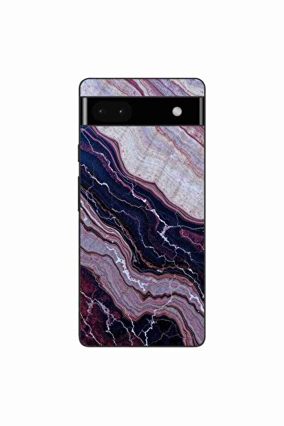 OEM Husa compatibila cu Google Pixel 6A Silicon Gel Tpu Model Amethyst Sand M...