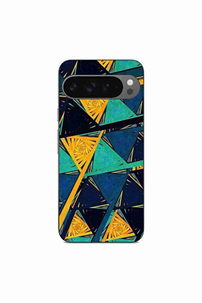 OEM Husa compatibila cu Google Pixel 9 Pro XL Silicon Gel Tpu Model Abstract ...