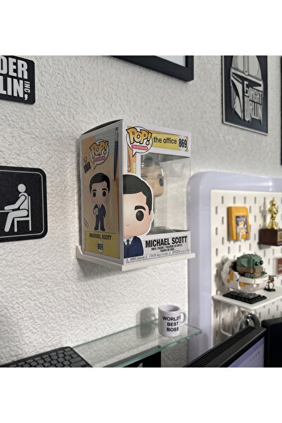 LUBIKO STUDIO Funko Pop Uyumlu Duvar Askı Aparatı - Kutulu Figür Sergileme St...