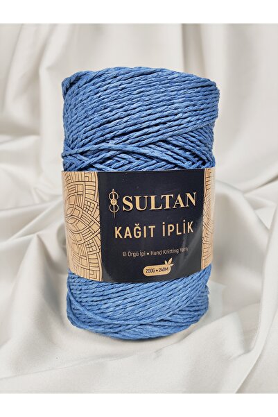 Sultan Paper Thread Hand Knitting Yarn 200Gr.-240Mt. (1 Piece) - Color: 67