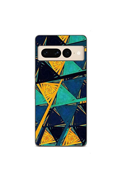 OEM Husa compatibila cu Google Pixel 8 Pro Silicon Gel Tpu Model Abstract Prism