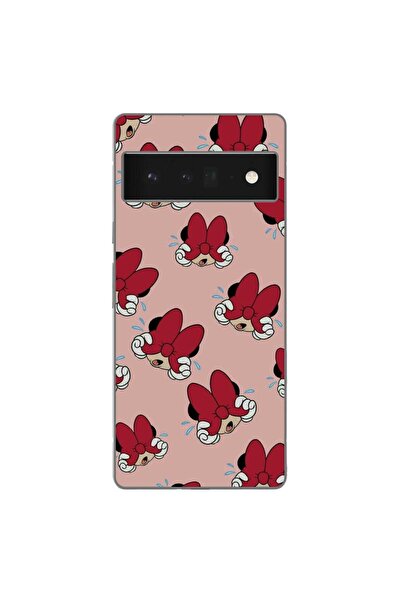 OEM Husa compatibila cu Google Pixel 6 Pro Silicon Gel Tpu Model Minnie Patte...