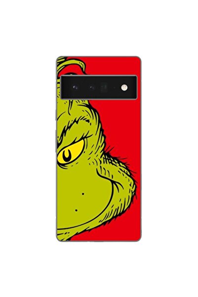 OEM Husa compatibila cu Google Pixel 6 Pro Silicon Gel Tpu Model Craciun Grin...