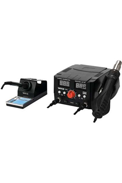 yato Stație De Lipit 2 În 1, Aparat Lipit 75W + Pistol Aer Cald 750W