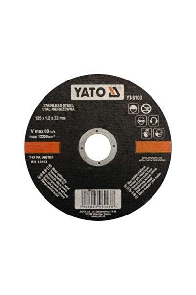 yato Disc de tăiere metal/inox 125X1,2X22mm