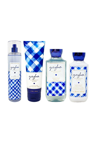 Bath & Body Works Gingham Fragrance Mist, Shower gel, body Lotion and body cream