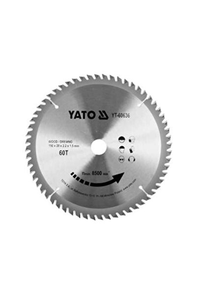 yato Disc Circular Pentru Lemn 190X60Tx20Mm