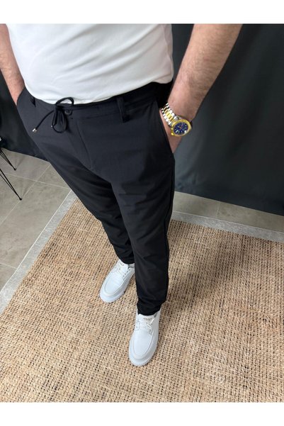 MACKREEZY BELİ BAĞCIKLI FİTİLLİ PANTOLON