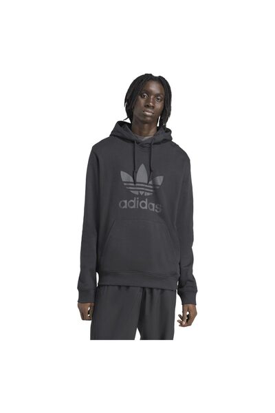 adidas Ανδρικό Φούτερ με κουκούλα Adicolor Classics Trefoil, Μαύρο, XL, 100% ...