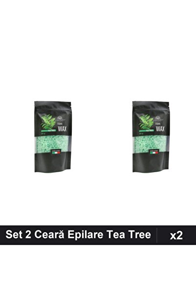 global fashion Set 2 Ceară Epilare Film Wax 100g Tea Tree, Epilare Profesională
