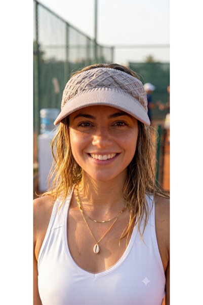 Kervan Pazar Women's Knitwear Flexible Tennis, Golf, Running Sports Visor Hat...
