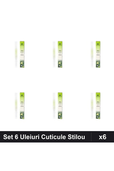 Makeup Set 6 Uleiuri Cuticule Stilou Global Fashion, Îngrijire Unghii Manichiură
