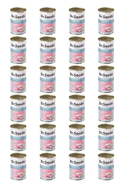 dr.sacchi yavru kedi-tavuklu 400gr x 24 adet